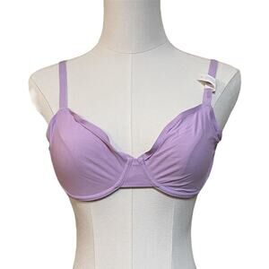 Smoothez by Aerie Bra Light Purple Lilac Full Coverage Unlined Underwire 36C NWT